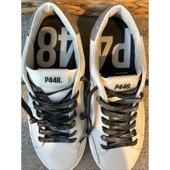 P448 JOHN MATTE/GLITTER sneaker Sz. 38, 7.5/8, $298 - Picture 7 of 12